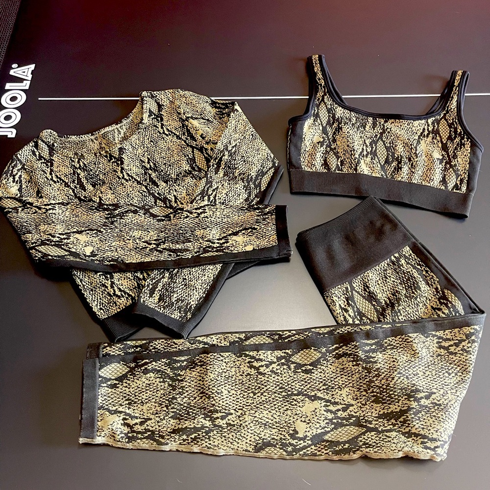 Fabletics Second Skin Seamless Workout Outfit